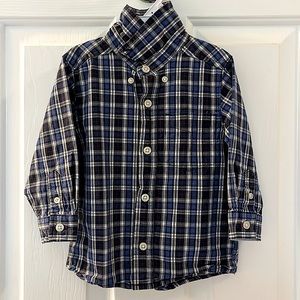OshKosh B’gosh button down plaid shirt